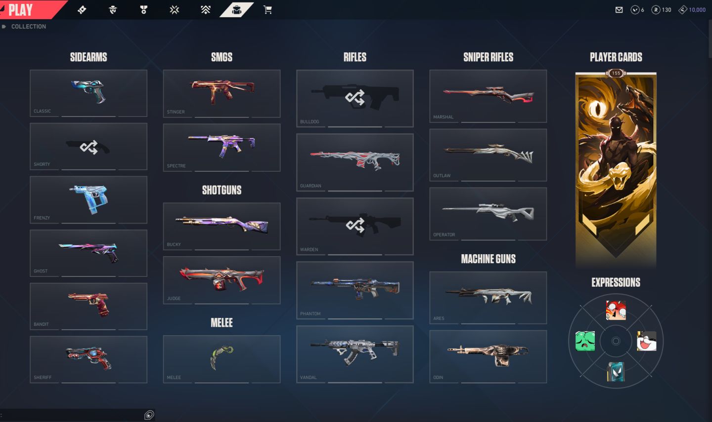 CONTA VALORANT - MUITAS SKINS - R$1000 GASTOS