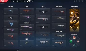 CONTA VALORANT - MUITAS SKINS - R$1000 GASTOS