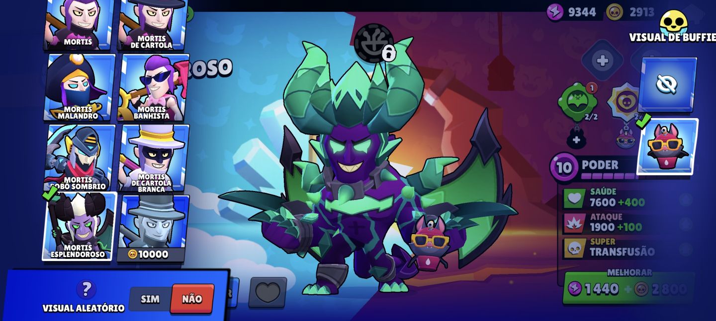 Conta Brawl Stars | 8.647 Troféus | 19 Brawlers | Várias Skins