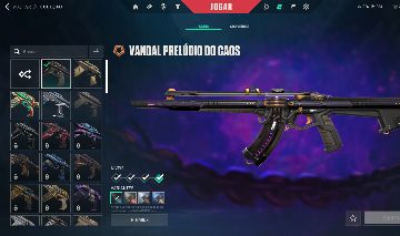 CONTA VALORANT ACESSO TOTAL COM SKINS TOP TIER