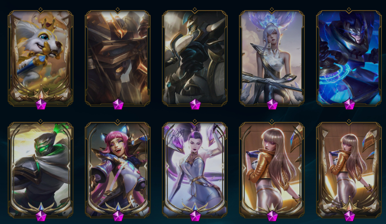 ACC única de Colecionador 1724 SKINS | past CHALLENGER | ACEITO OFERTAS !!