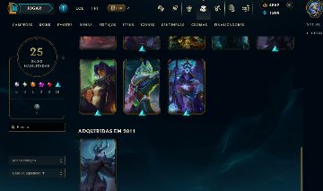 CONTA LEAGUE OF LEGENDS + ICONE SESSION 1 + KAYLE JUIZA + 4862 RP