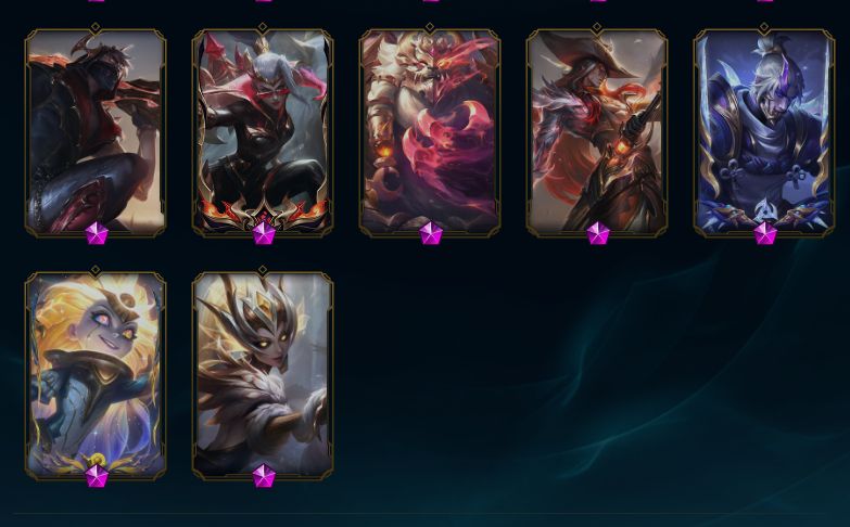 CONTA LOL | 301 SKINS, 1 TRANSCENDENTE + 2 EXALTADAS,22 MÍTICAS,LVL 380,CRIADOR