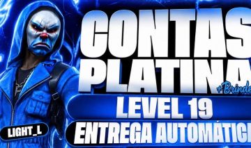CONTAS FREE FIRE PLATINA LV19 + BRINDE | ENTREGA AUTOMÁTICA