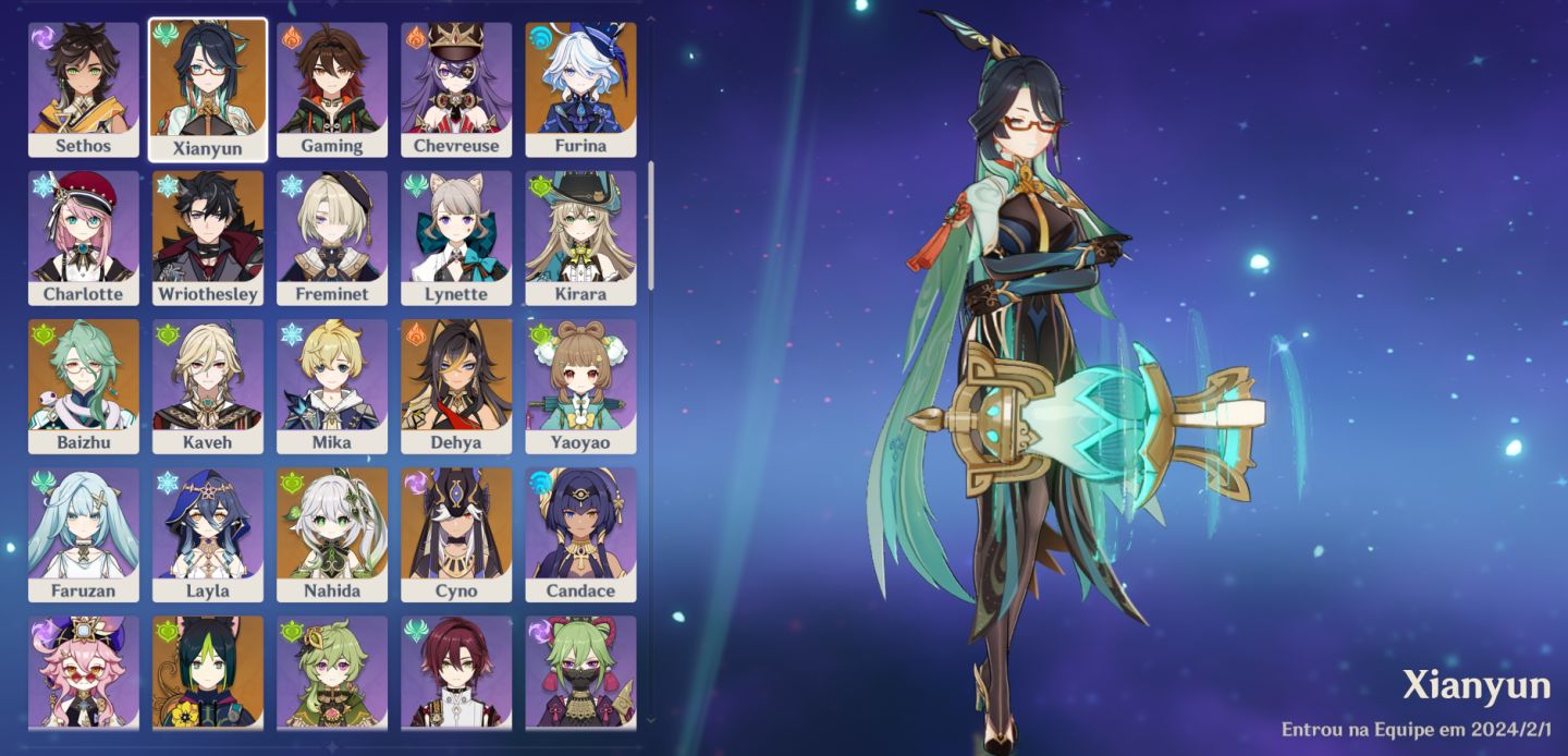 Conta Genshin Impact/ZenlessZoneZero/HonkaiStarHail.