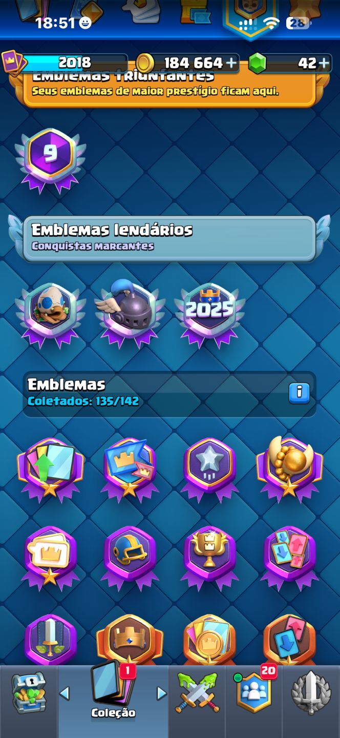CONTA CLASH ROYAL FULLL TOPADA !