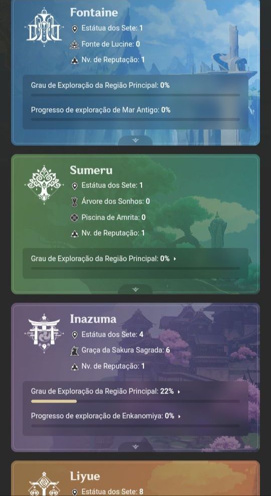 Hu tao, vodyanitsa e ayato server América ar46 baixa exploração + giros