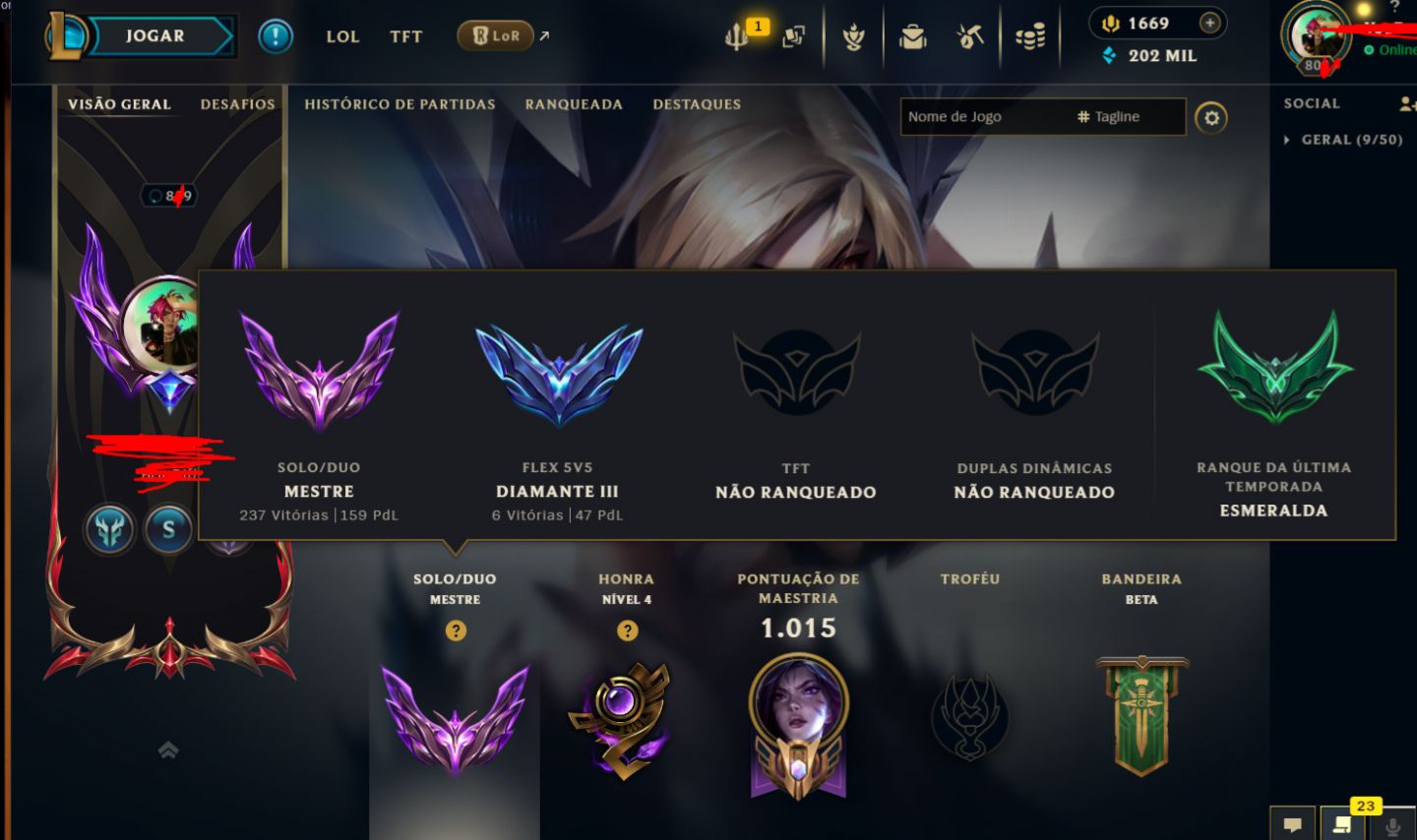 CONTA LEAGUE OF LEGENDs/ 593 SKINS / CAMPEÃ PRIMEIRO CLASH
