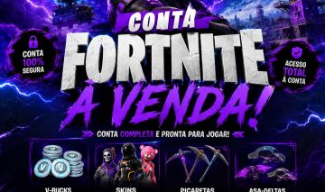 Conta fortnite com melhores skins