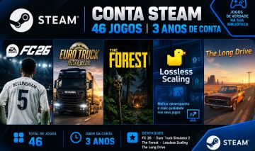 Conta steam com FC26 e + 4 jogos pagos