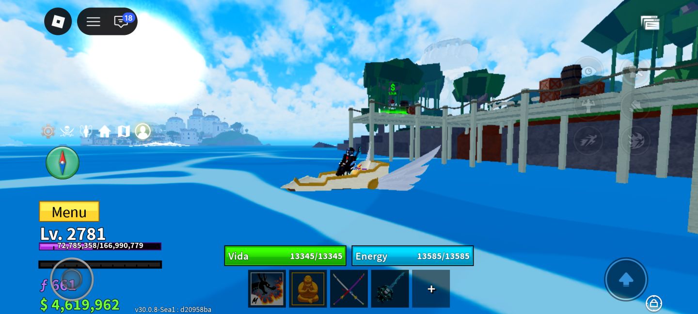 CONTA ROBLOX FOCADA EM BLOX FRUITS E SKINS + ROBUX