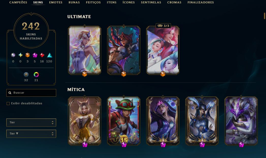 Conta servidor BR