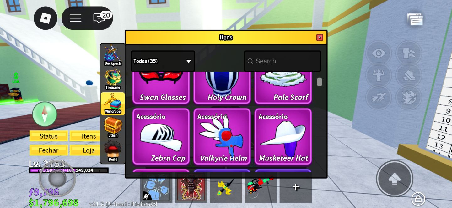 Conta Blox Fruits Lv. 2753 | CDK + 3 Game Passes + Shadow + Mamute!