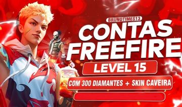 Conta Free Fire Nível 61 - Barba do Velho e Mais!