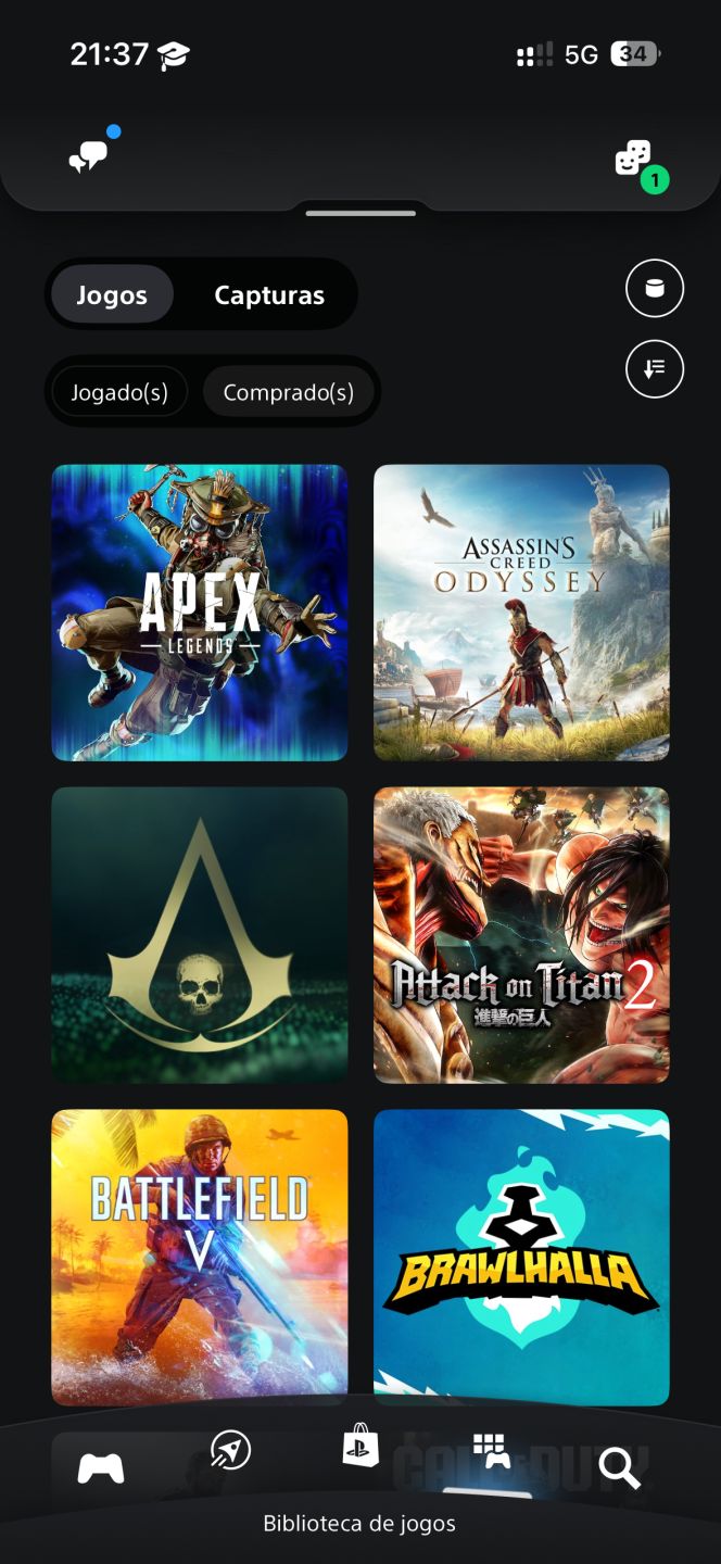 Conta PSN COM JOGOS