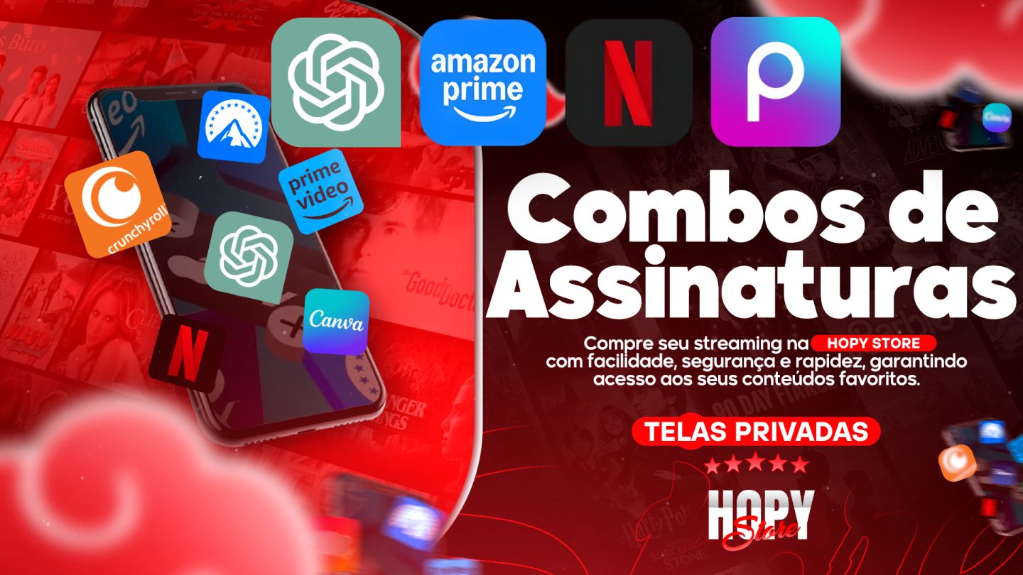 COMBOS NETFLIX,CRUNCHYROLL,VIKI,PRIME,YOUTUBE,CHATGPT,GEMINI,CAPCUT,PICSART,UFC