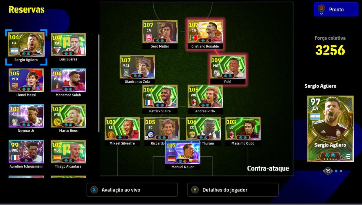 [ACESSO FULL] CONTA EFOOTBAL STEAM 5 BLITZ CURLER + CR7 COPA
