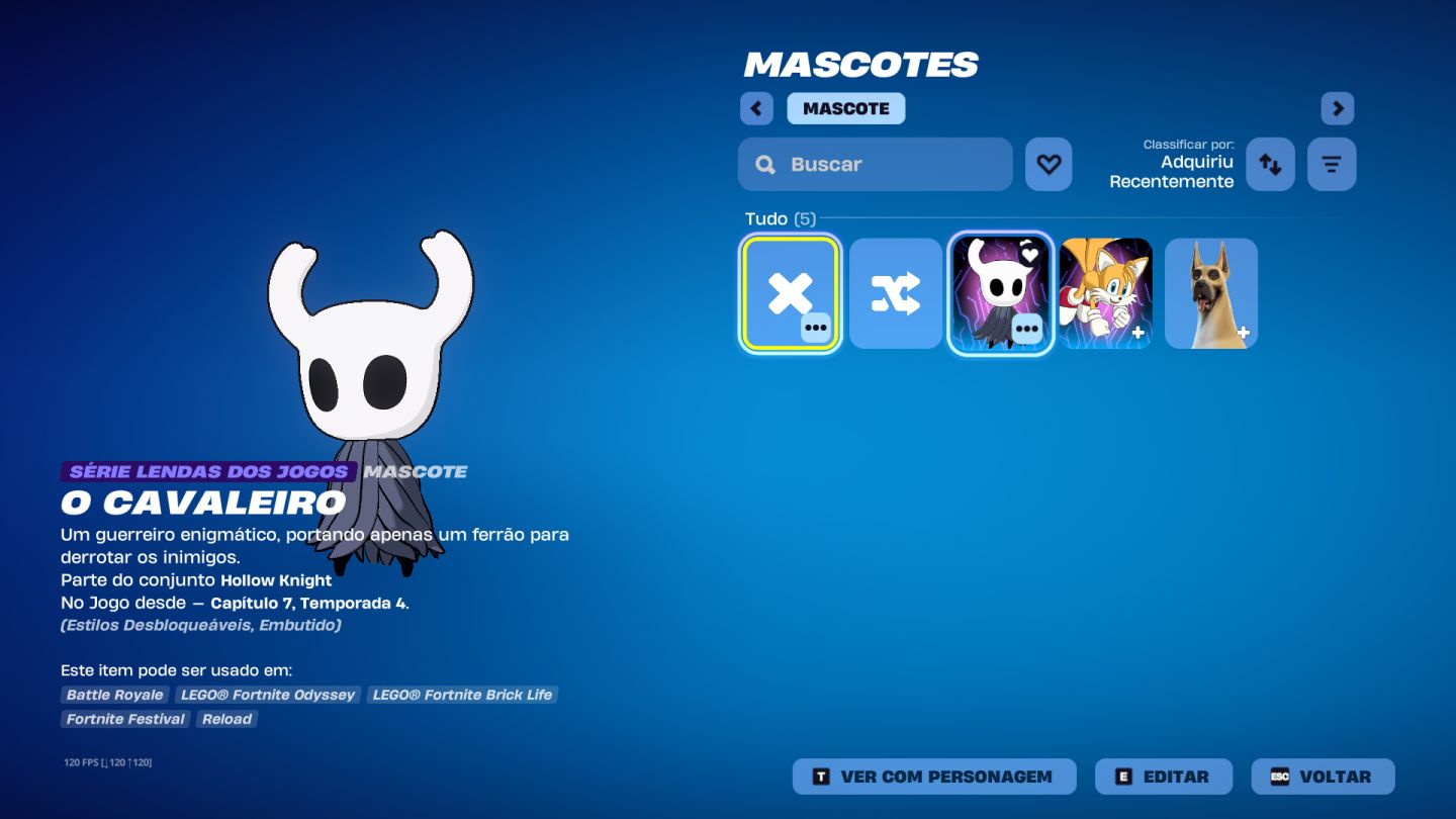 Fortnite 115 Skins, Machado Leviatã, Neymar, Lara Croft e 6 Passes Completos