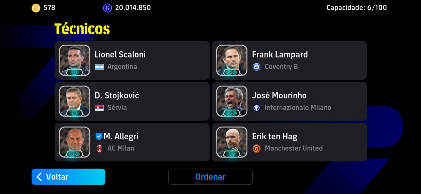 CONTA TOP eFootball 3292 FORÇA | GULLIT 108 + MESSI 110 + BANCO RECHEADO!