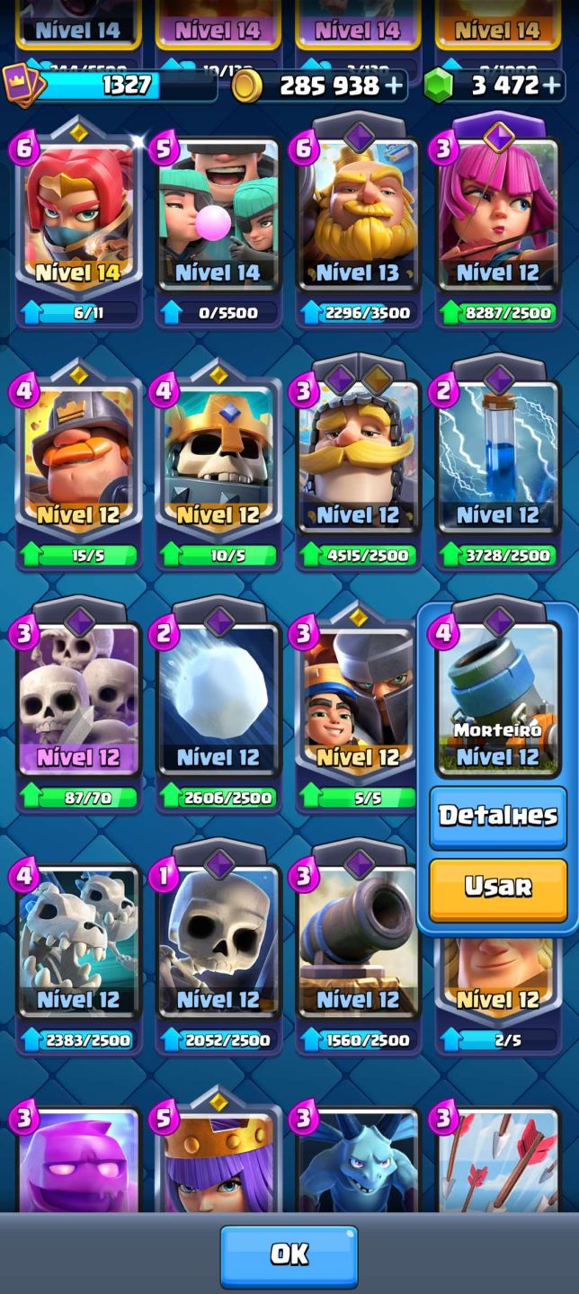 Conta Clash Royale 10k troféus