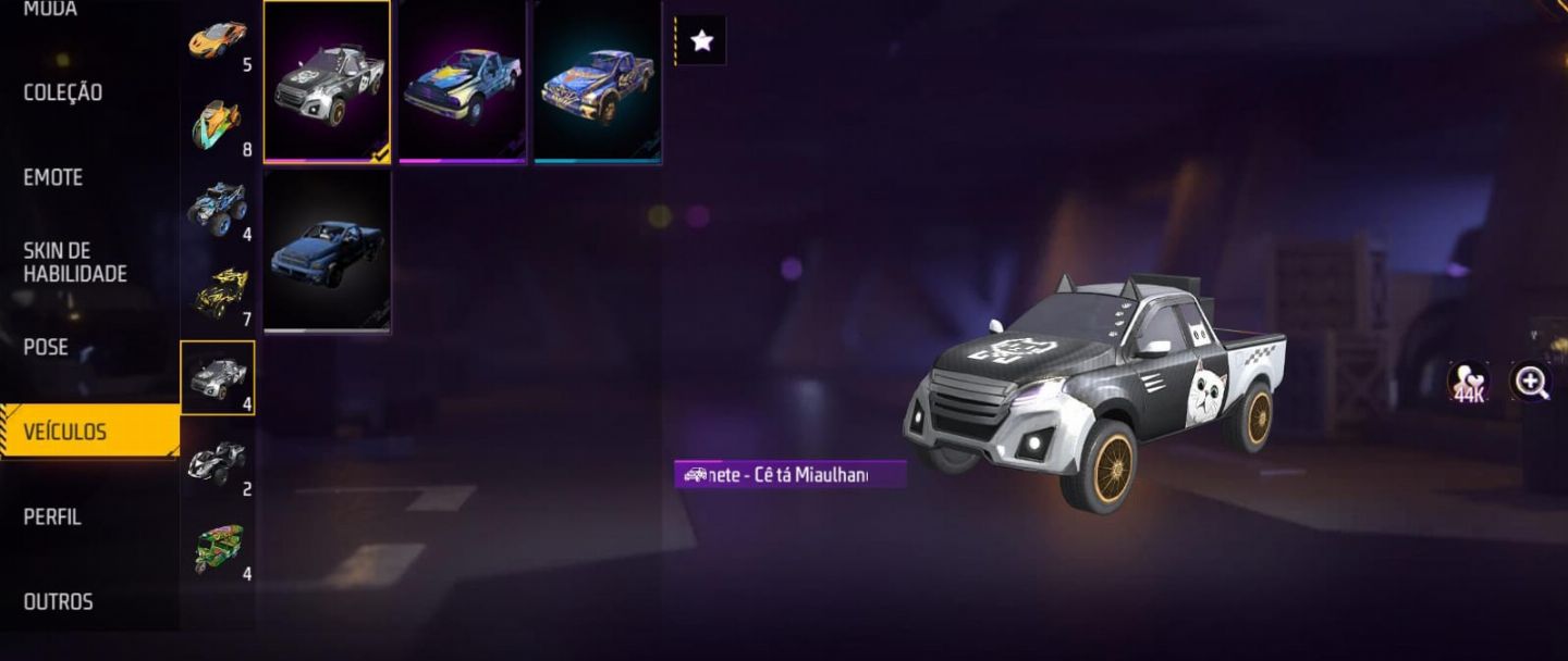 Conta free fire com punho e skins raras PROMOÇÃO