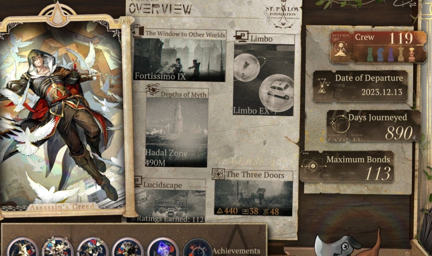 Oferta Conta Reverse 1999 com Ezio e Twins P5 e Cassandra P1