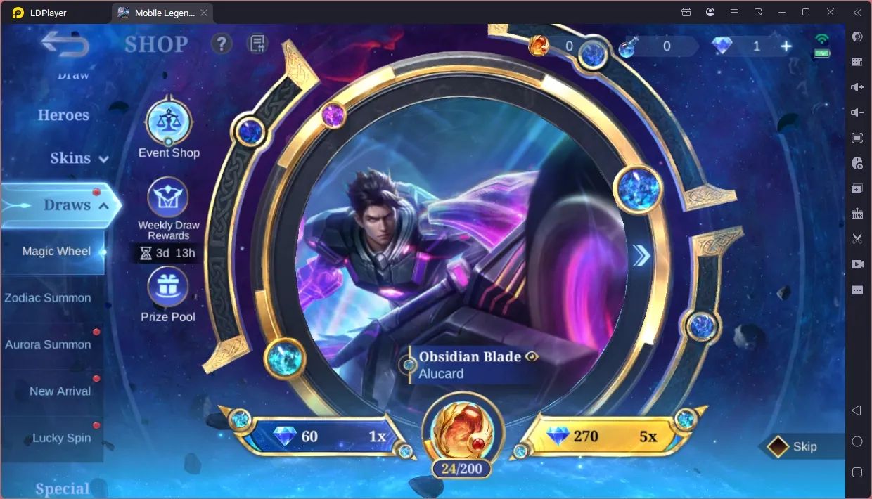 CONTA MOBILE LEGENDS COM 202 SKINS [SMURF] LEIA DESCRIÇÃO