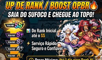 BOOST OPBR - UP DE RANK / ELO ATÉ O SS e TOP RANK - RÁPIDO E SEGURO