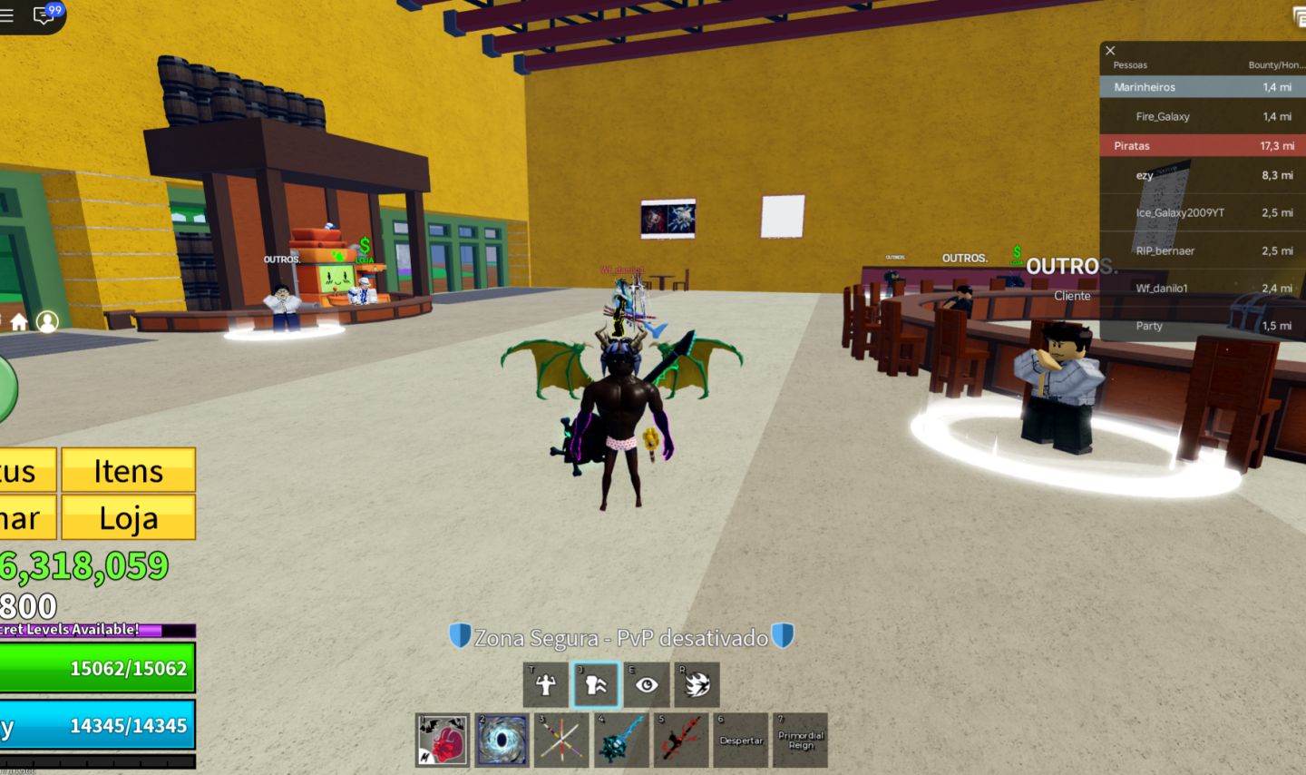Conta Blox fruit