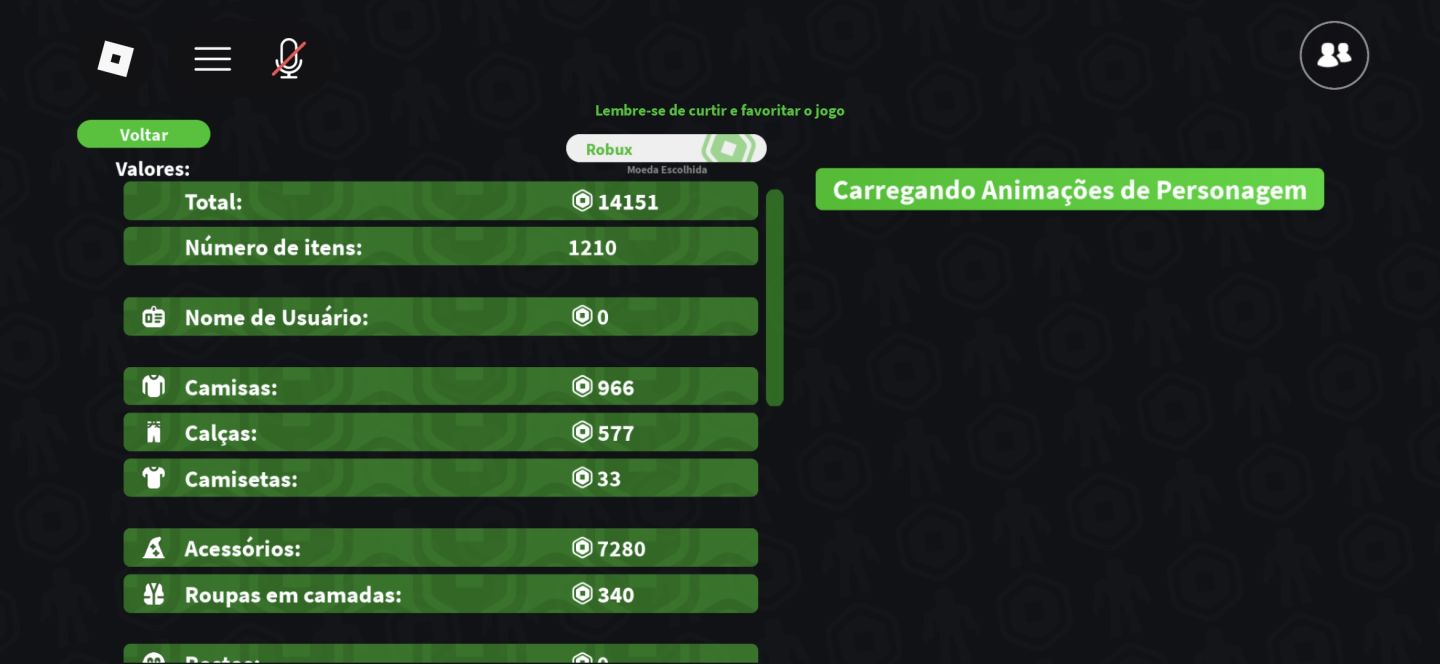 [CONTA] CONTA DE ROBLOX FOCADA EM ROUPAS E ACESSÓRIOS