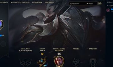 Conta de lol lv26, com skin Rei Darius