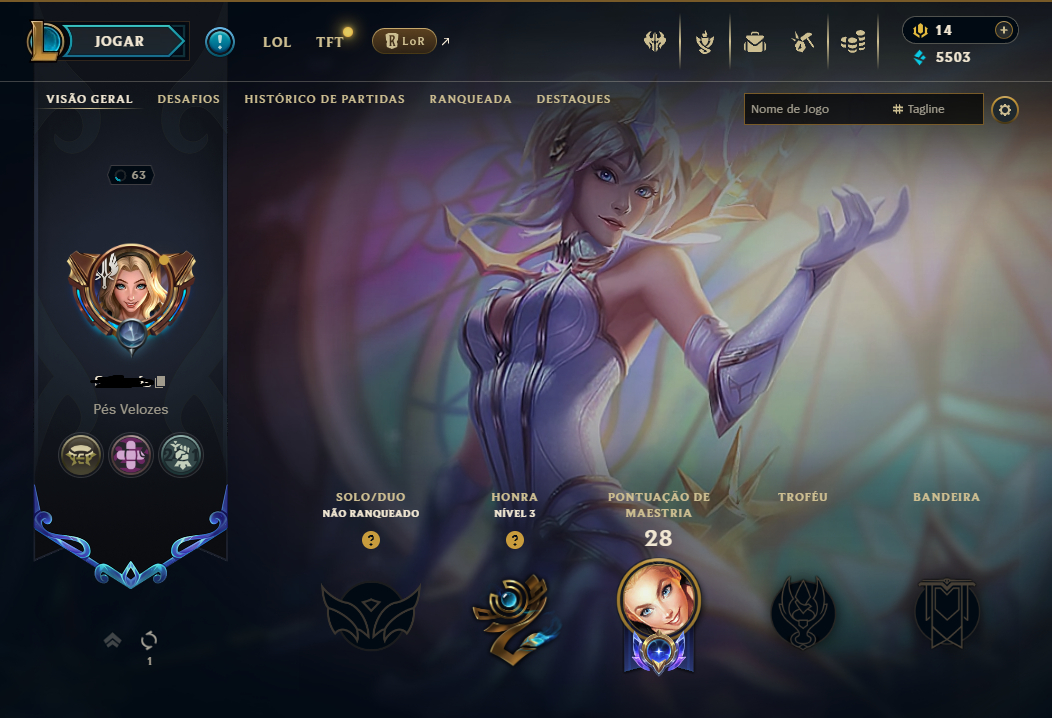 CONTA MAIN LUX | ELEMENTALIST | 35 CAMPEÕES | NÍVEL 63 FULL ACESSO | +SKINS |SUP