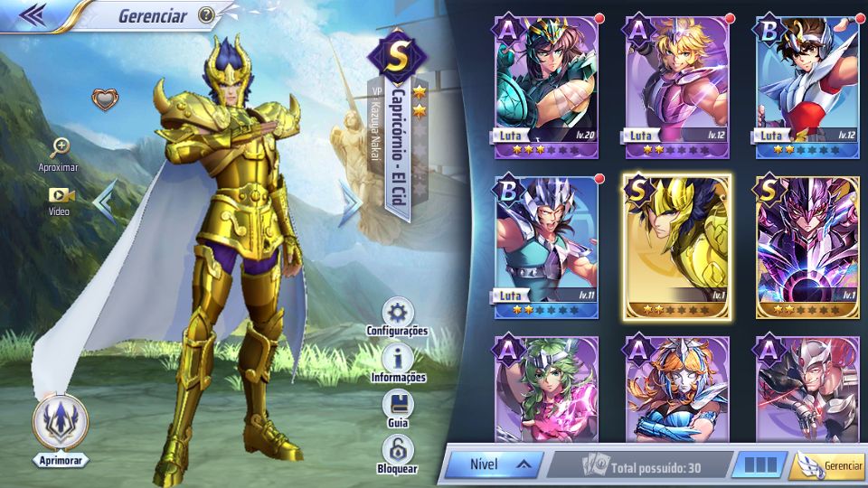 CONTAS REROLL !!! SERVIDOR NOVO (151)- Saint Seiya Awakening