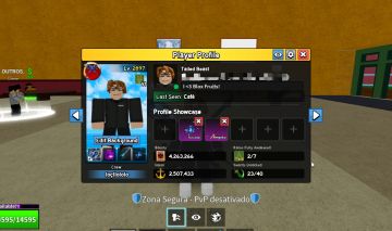 Conta Blox Fruit - 4M de Bounty