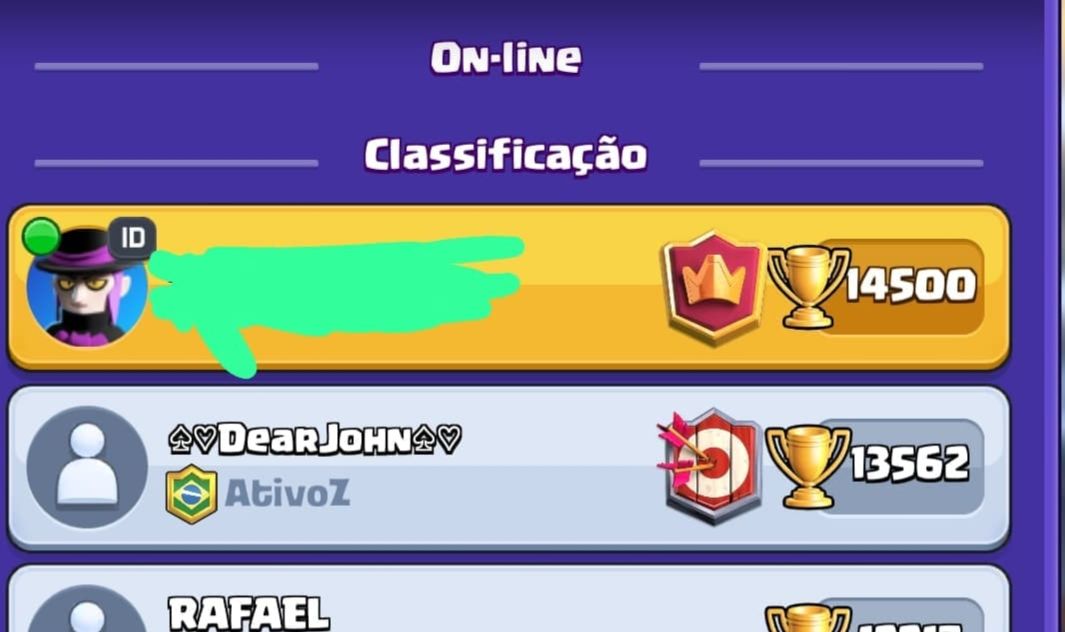 Conta Clash Royale LVL 16 14k troféus