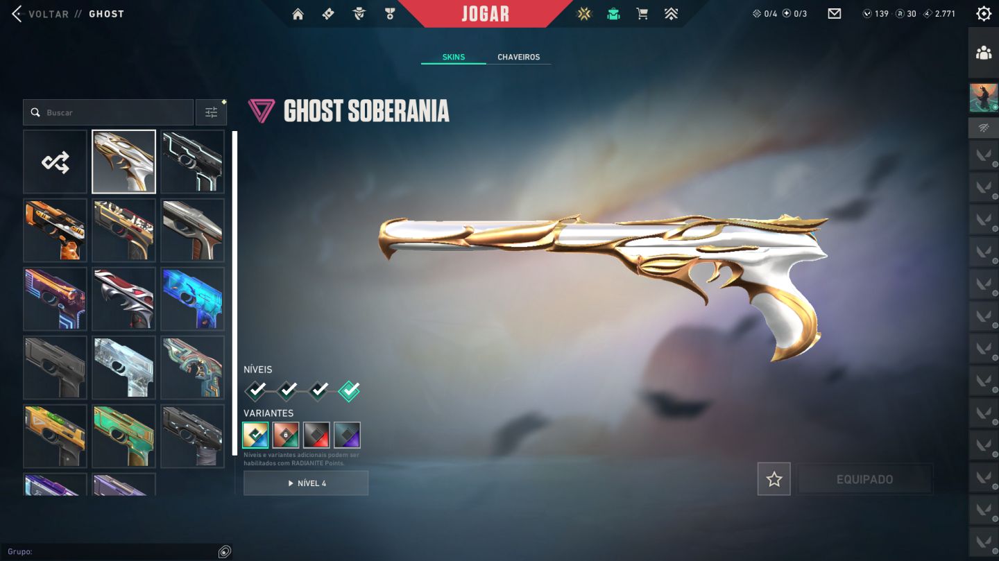 CONTA VALORANT COM ITENS RAROS E 4800 GASTOS - Ex ASCENTENDE-SEM RANK