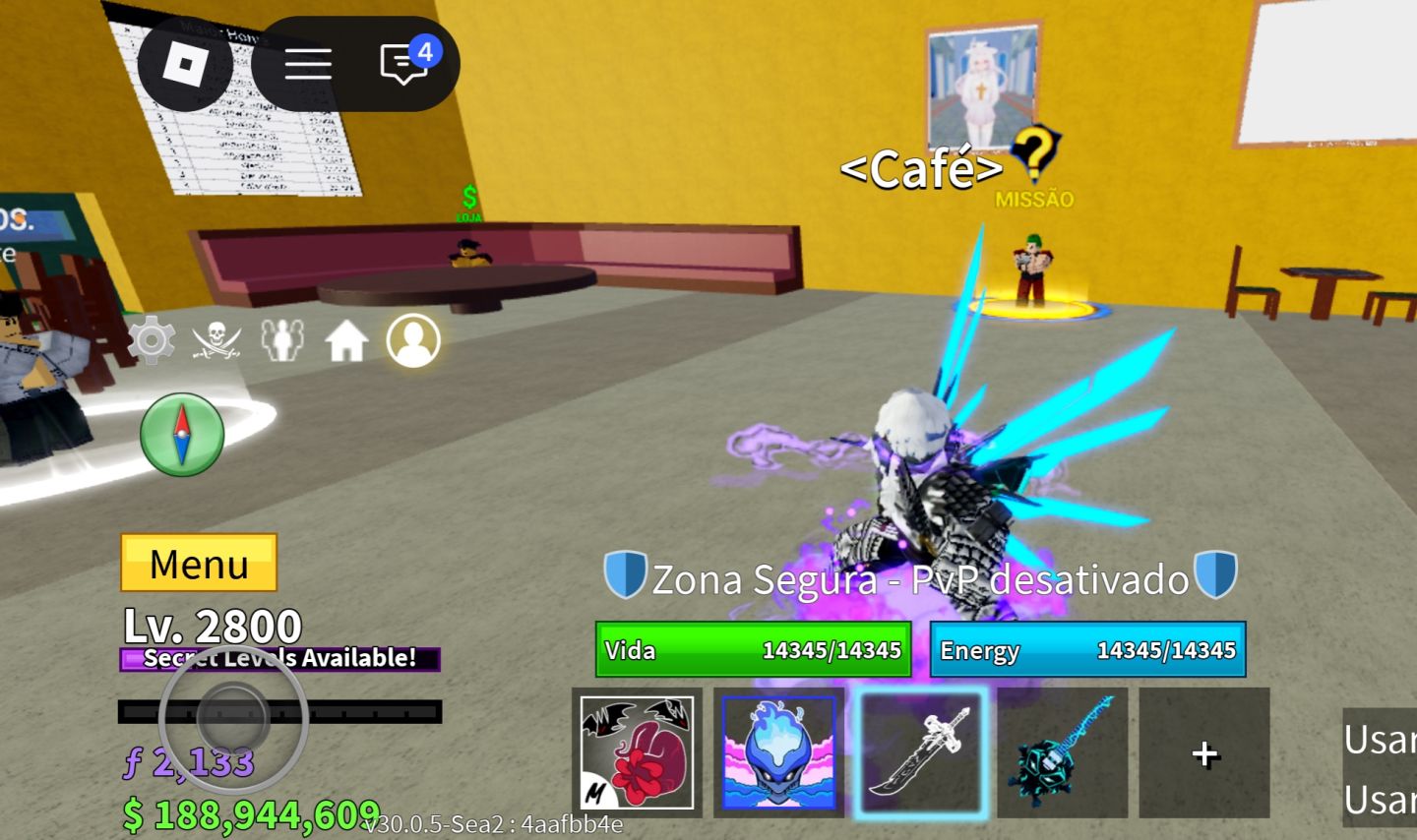 CONTA BLOX FRUITS GEMADA ANTIGA - Upada em outros jogos e muita skin
