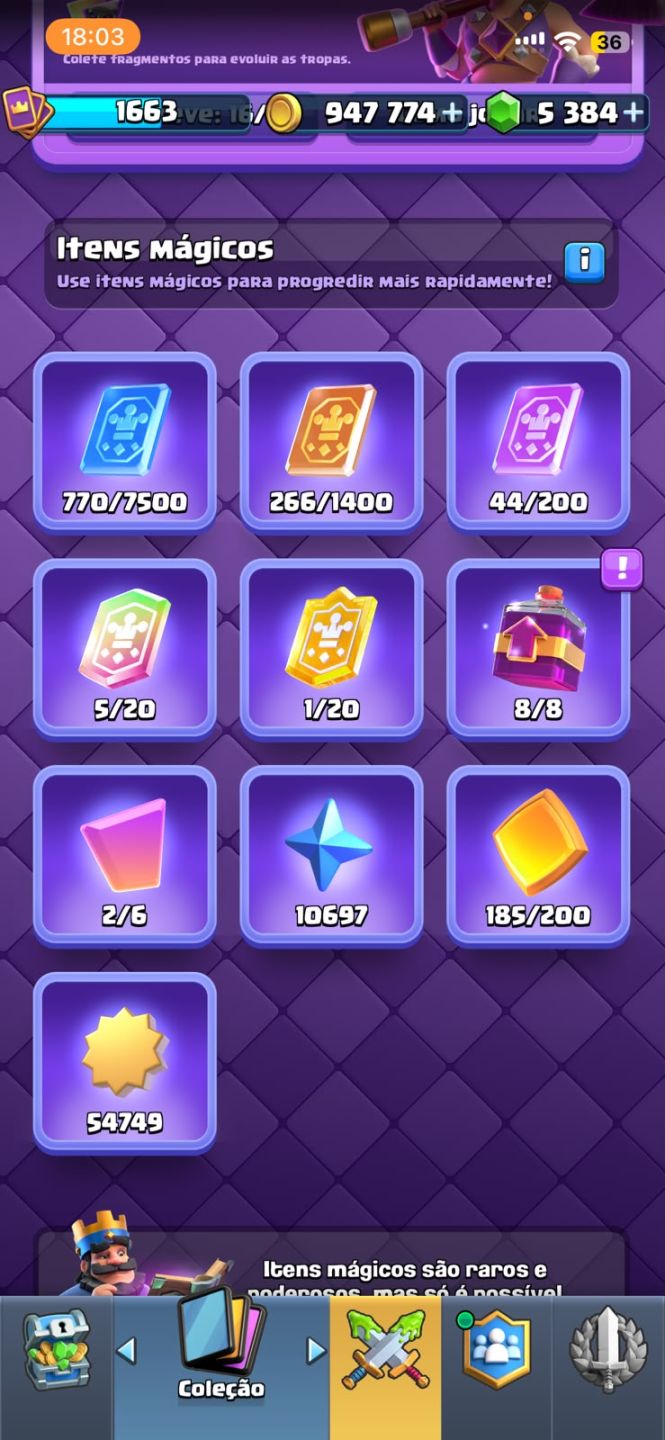 Conta de Clash Royale Com Deck Double Prince FULL