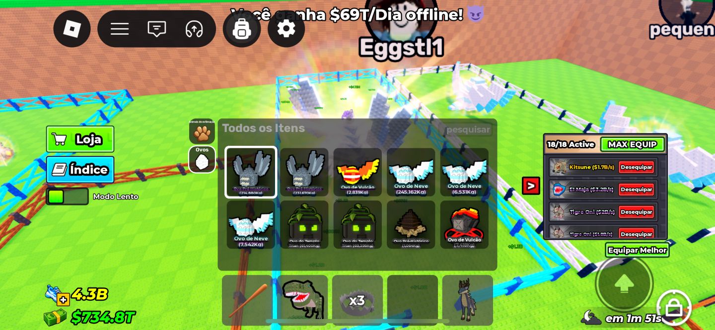 CONTA STEAL A EGG 69T/S + 4B DE SPEED