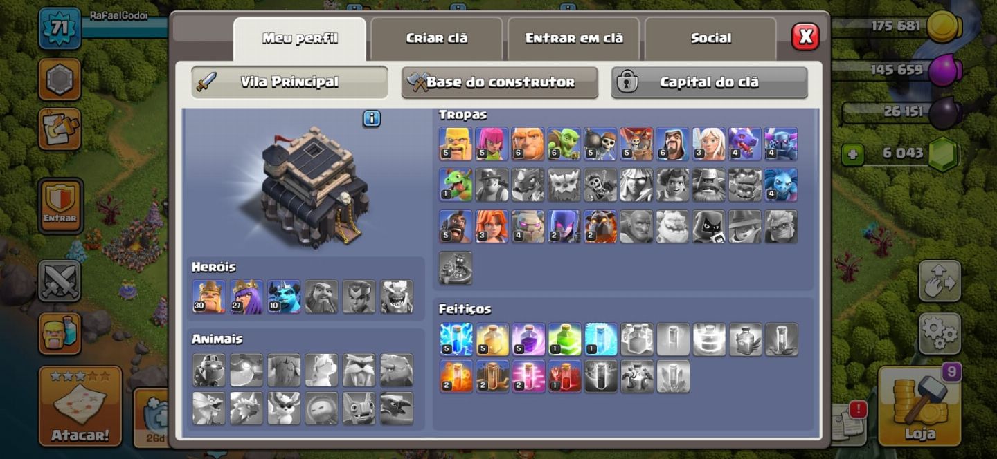 Conta de Clash of Clans CV9 Full só vem (Oferta por tempo limitado)