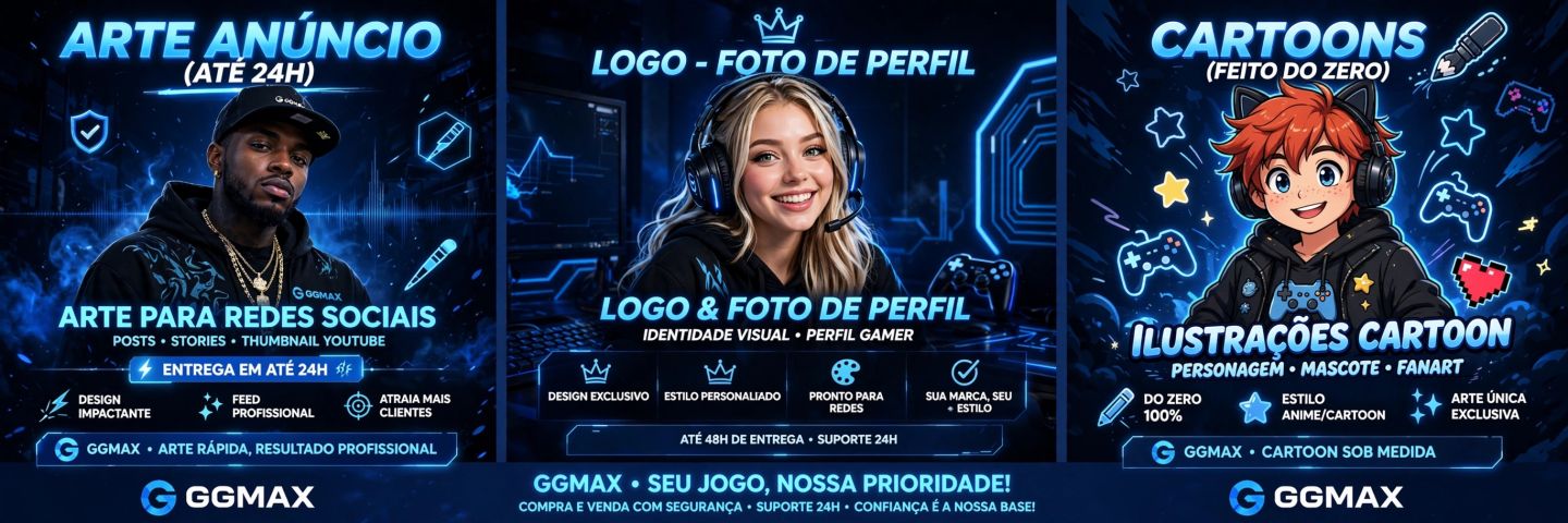 DESIGNER PROFISSIONAL! (CAPAS DE ANÚNCIO, BANNER, LOGO, TABELA, | KIT DISCORD |