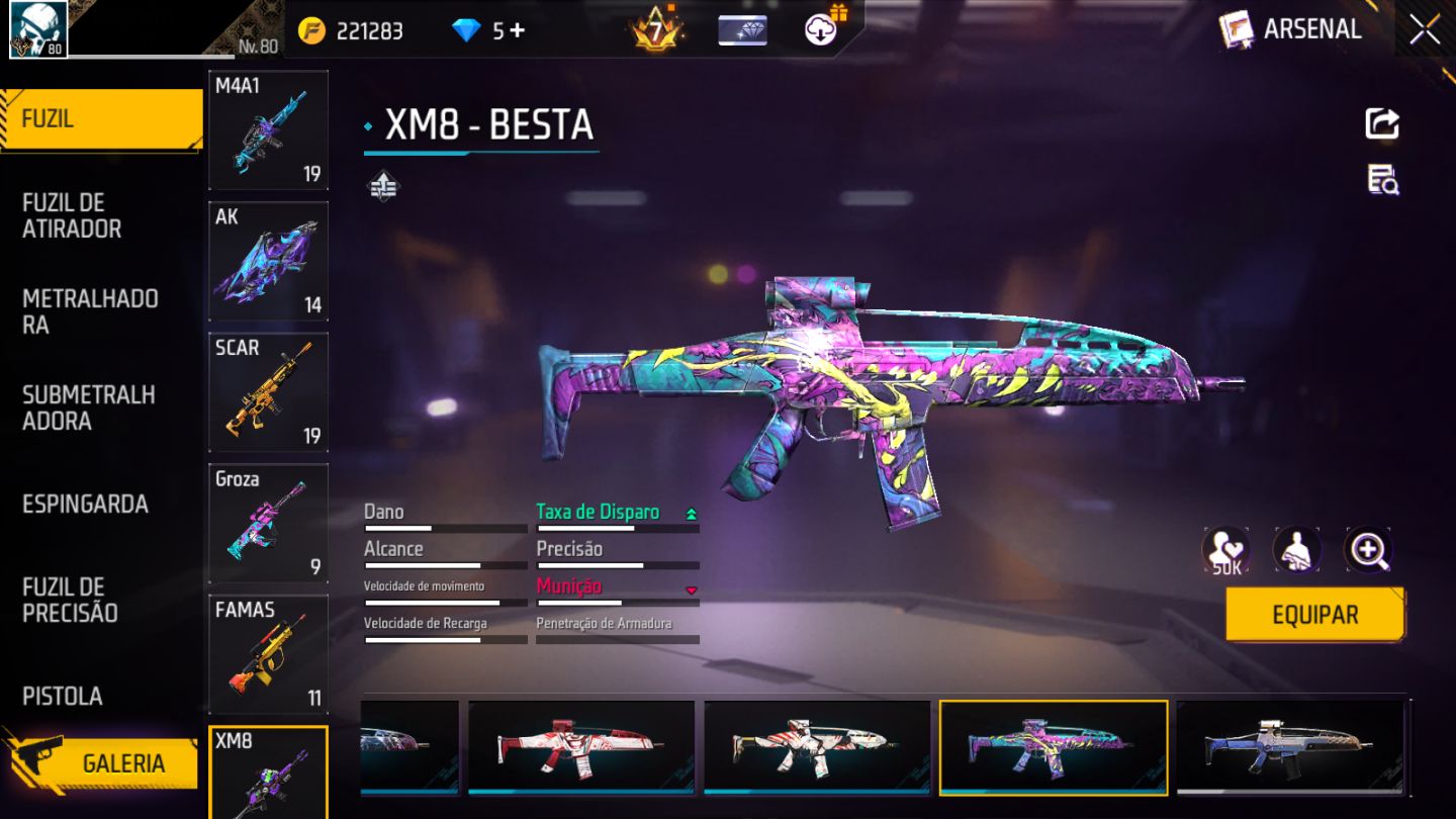 PRIME 7 | 3 ARMAS EVOLUTIVAS FULL | XM8 E UMP ATT 2X VEL | ANGELICAI