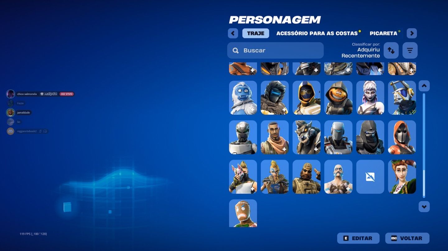 Conta Fortnite OLD, varias skins antigas, PASSE desde a temporada 3