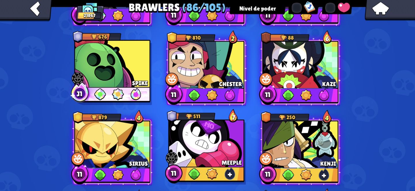CONTA BRAW STARS ANTIGA 2019