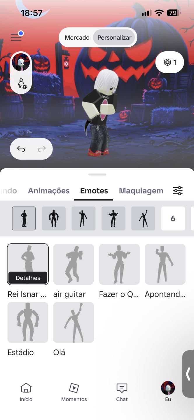 Conta de Roblox Skins e upada em jogos