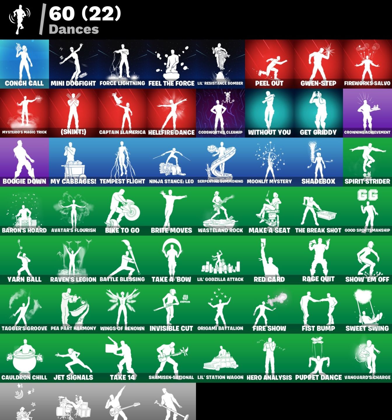 Conta Fortnite 44 SKINS /GwenPoll/Shuri/Emma Frost/Palpatine