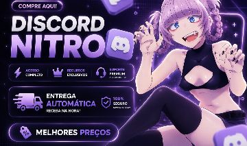 Discord Nitro Gaming 1/3 Meses + Server Boosts | Entrega Automática