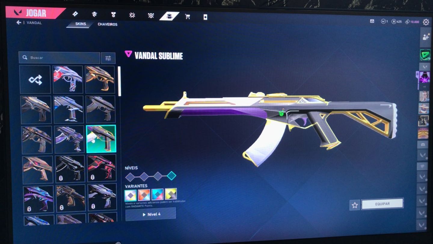 CONTA DE VALORANT COM MUITAS SKINS!!