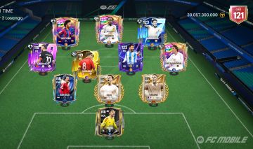 [CONTA DE FC MOBILE | 121 DE GER | NÍVEL 48 com GARRINCHA , MESSI , OKOCHA ]