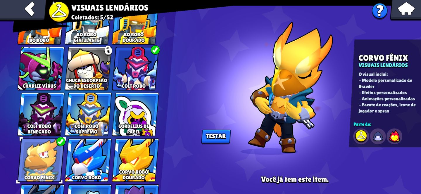 Conta RARA de Brawl Stars e Clash Royale | +32K Troféus | 279 Gemas | PROMOÇÃO!